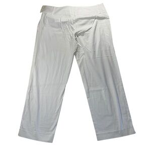 Trina Turk, white cropped wide‎ leg pants SZ 12 EUC